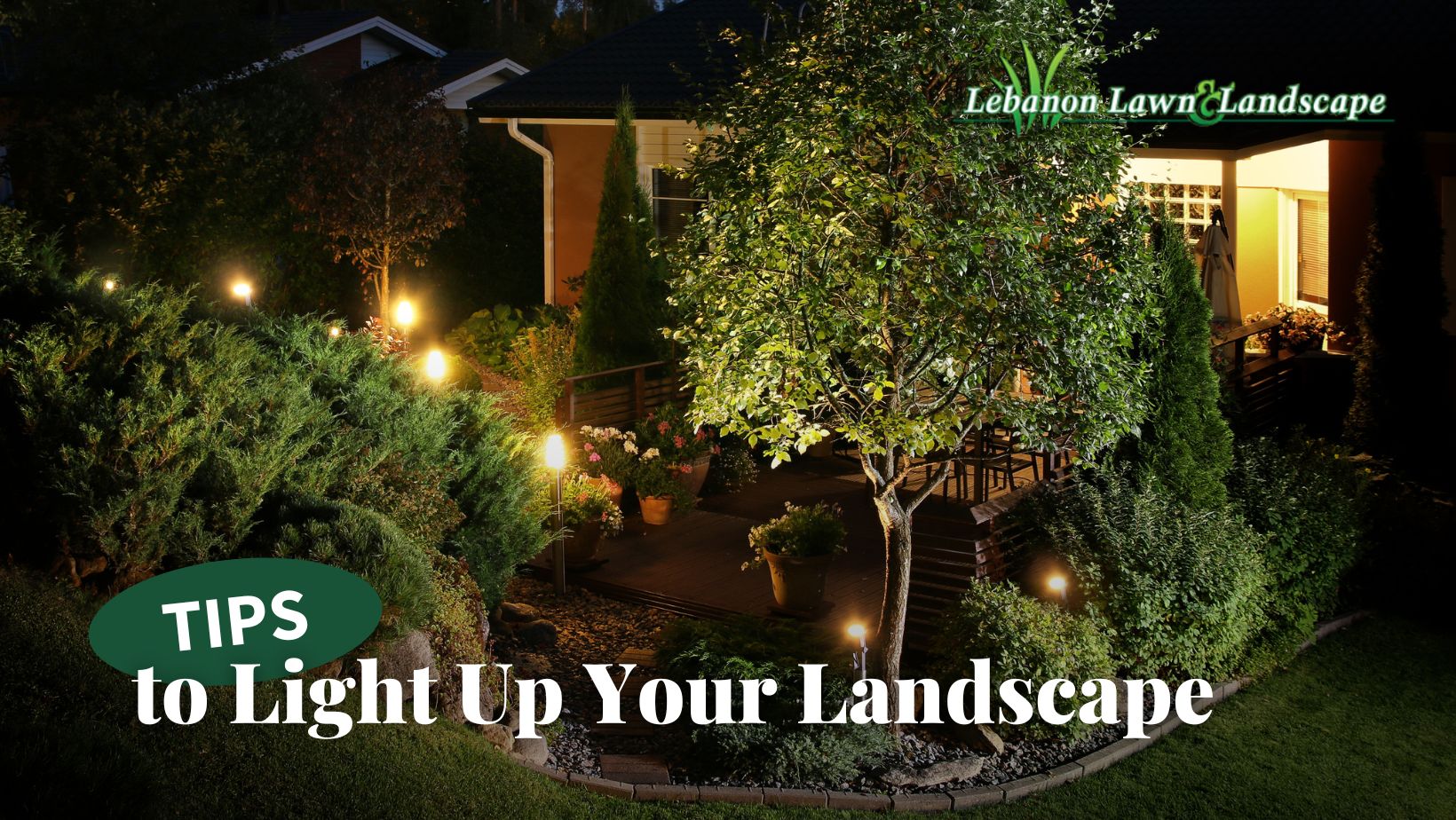 Lighting for your backyard